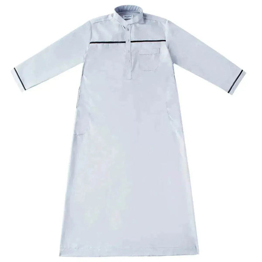 Fashionable and Elegant Foreign Trade Arab Middle East Men's Robe Moroccan Men's Jalabiya