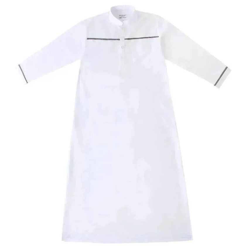 Fashionable and Elegant Foreign Trade Arab Middle East Men's Robe Moroccan Men's Jalabiya