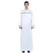 Fashionable and Elegant Foreign Trade Arab Middle East Men's Robe Moroccan Men's Jalabiya
