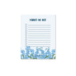 Forget Me Not Notepad
