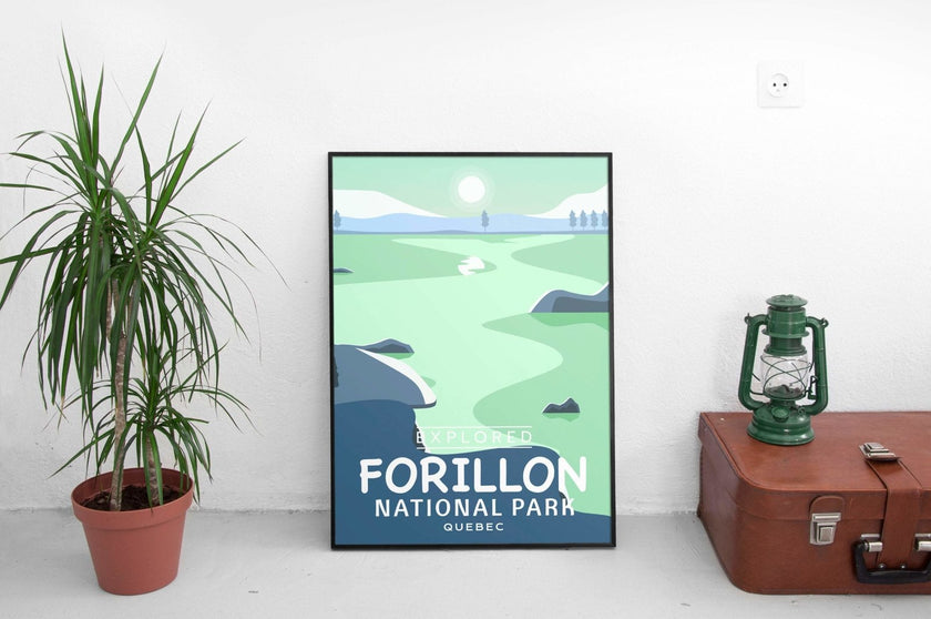 Forillon National Park 'Explored' Poster, Canada Parks