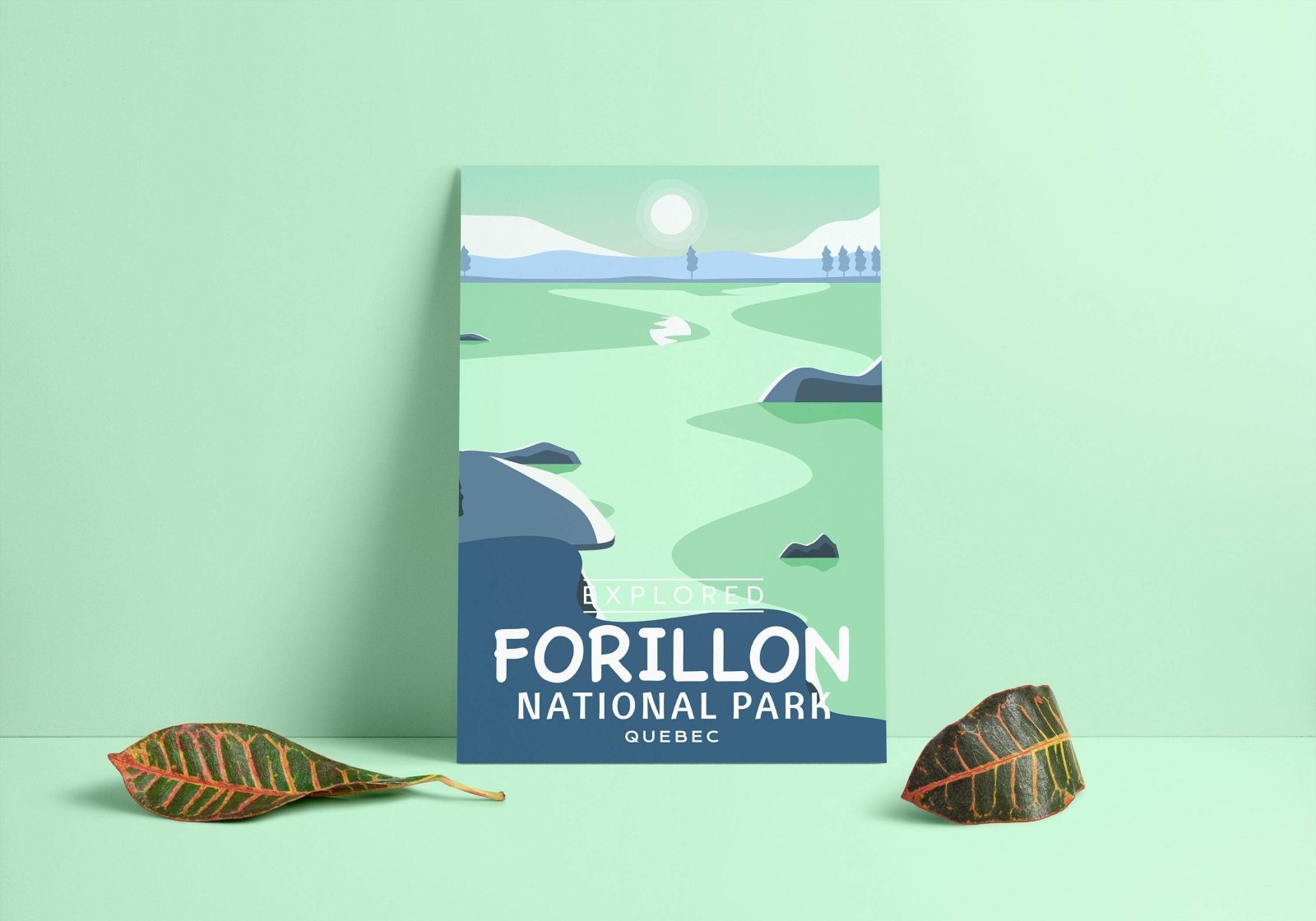 Forillon National Park 'Explored' Poster, Canada Parks