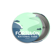 Forillon National Park of Canada Pinback Button, Canada Parks