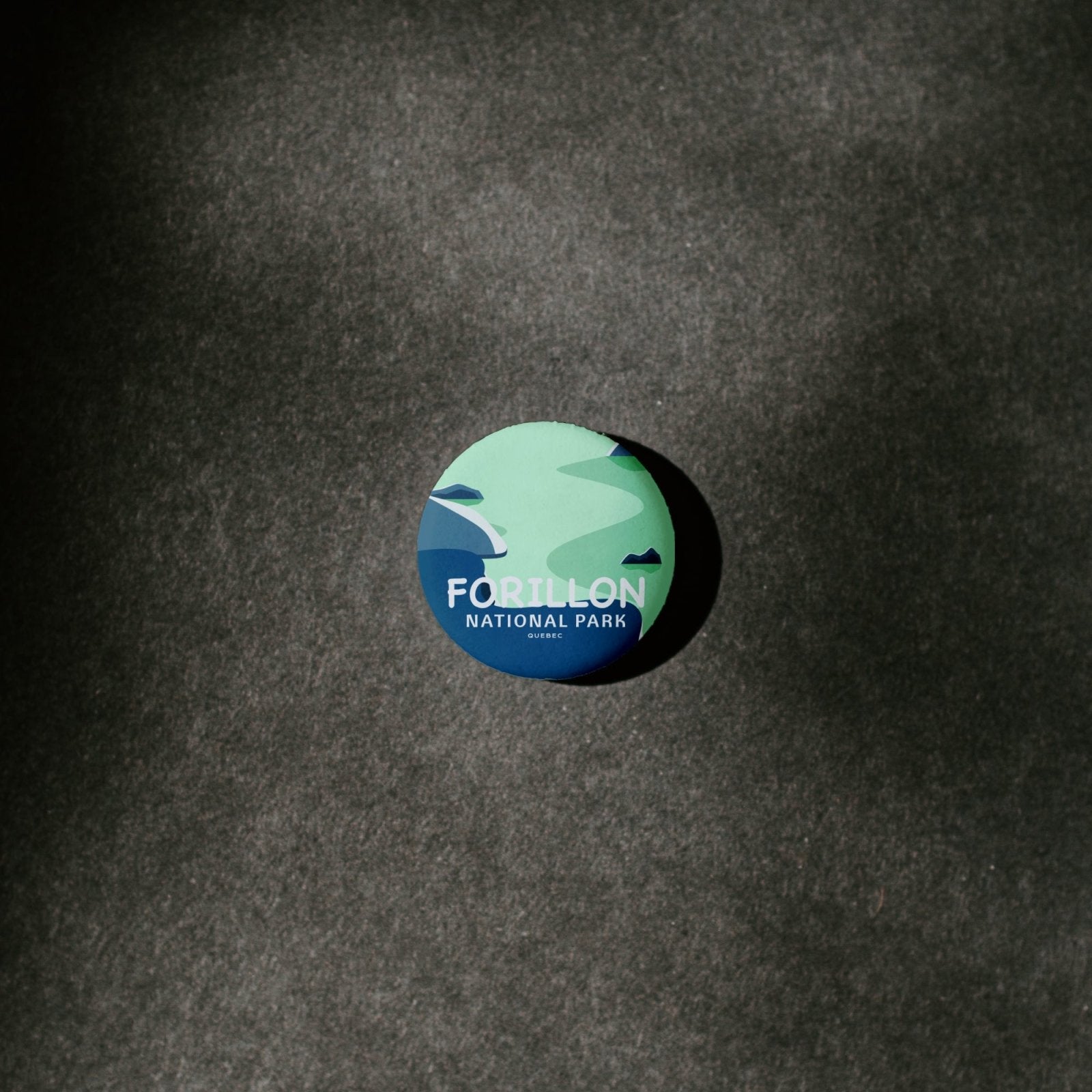 Forillon National Park of Canada Pinback Button, Canada Parks