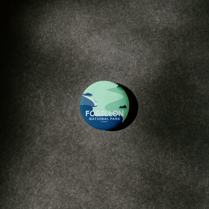 Forillon National Park of Canada Pinback Button, Canada Parks