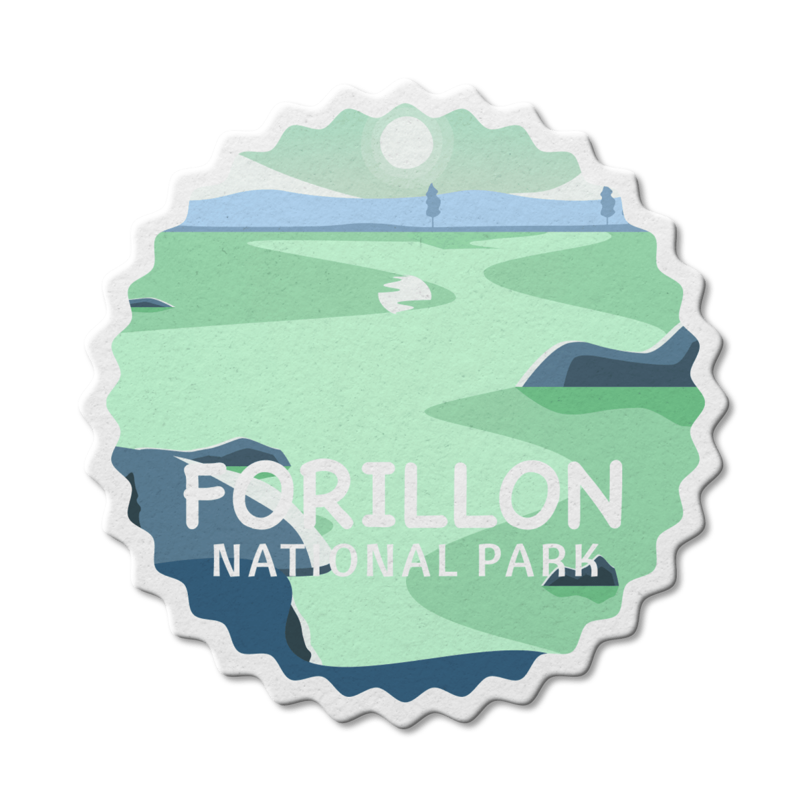 Forillon National Park of Canada Waterproof Vinyl Sticker, Canada Parks