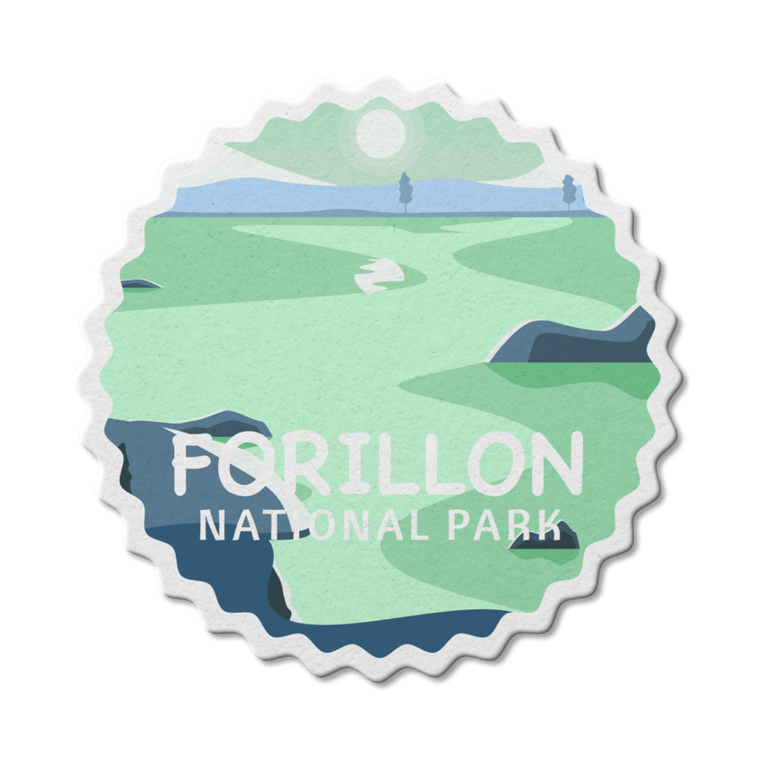 Forillon National Park of Canada Waterproof Vinyl Sticker, Canada Parks