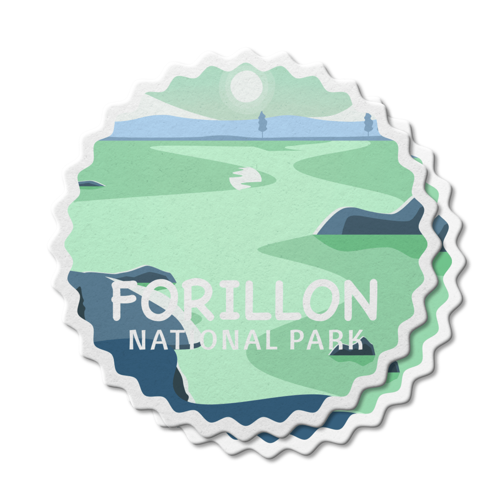 Forillon National Park of Canada Waterproof Vinyl Sticker, Canada Parks