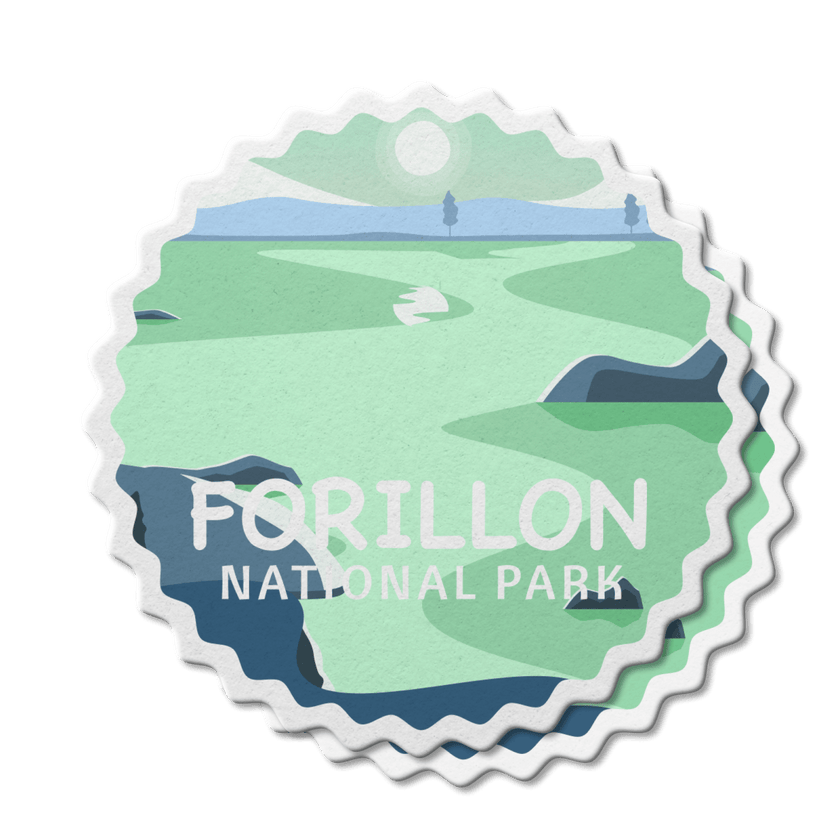 Forillon National Park of Canada Waterproof Vinyl Sticker, Canada Parks