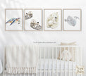 Baby Beluga Watercolor Art Print