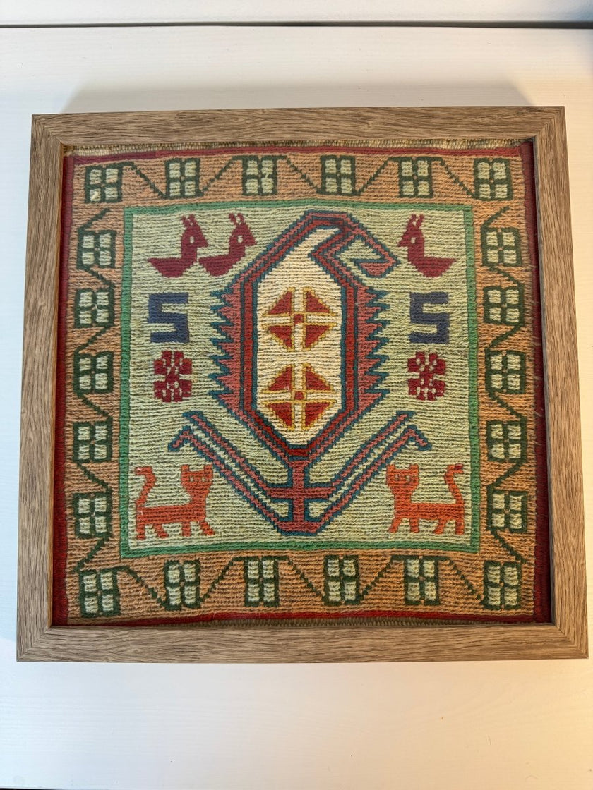 Framed Azerbaijan Kilim 12