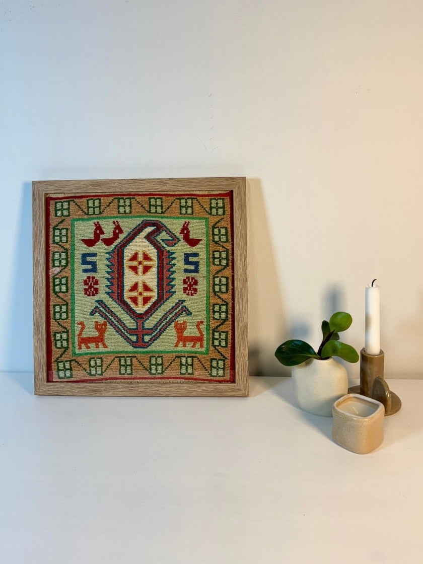 Framed Azerbaijan Kilim 12