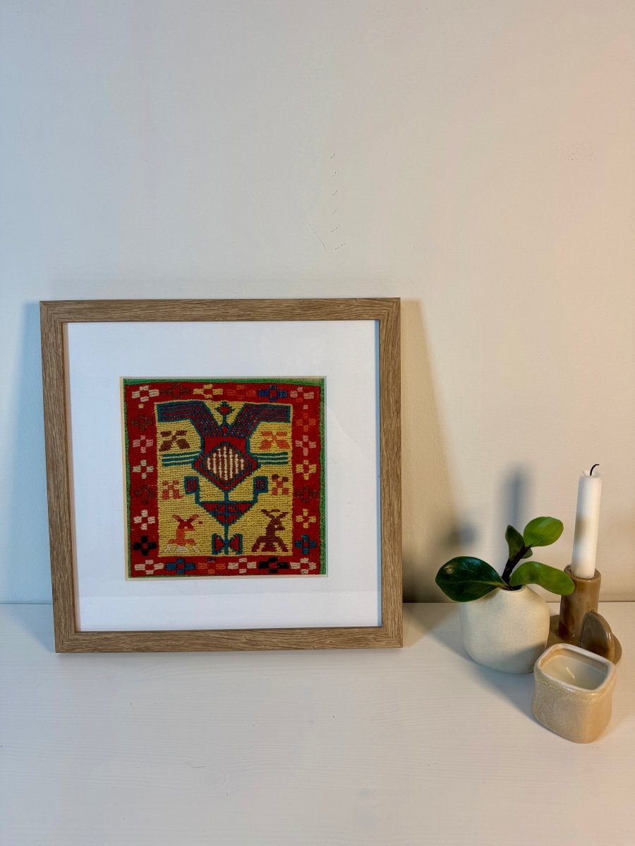 Framed Azerbaijan Kilim No.3