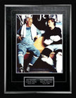 WAYNE GRETZKY & GORDIE HOWE DUAL PHOTO DISPLAY – FRAMED 11X14 COLLECTOR TRIBUTE – NHL LEGENDS MEMORABILIA WALL ART COLLECTIBLE (24