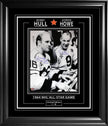 GORDIE HOWE & BOBBY HULL SIGNED 11X14 LIMITED EDITION #1/16 (28
