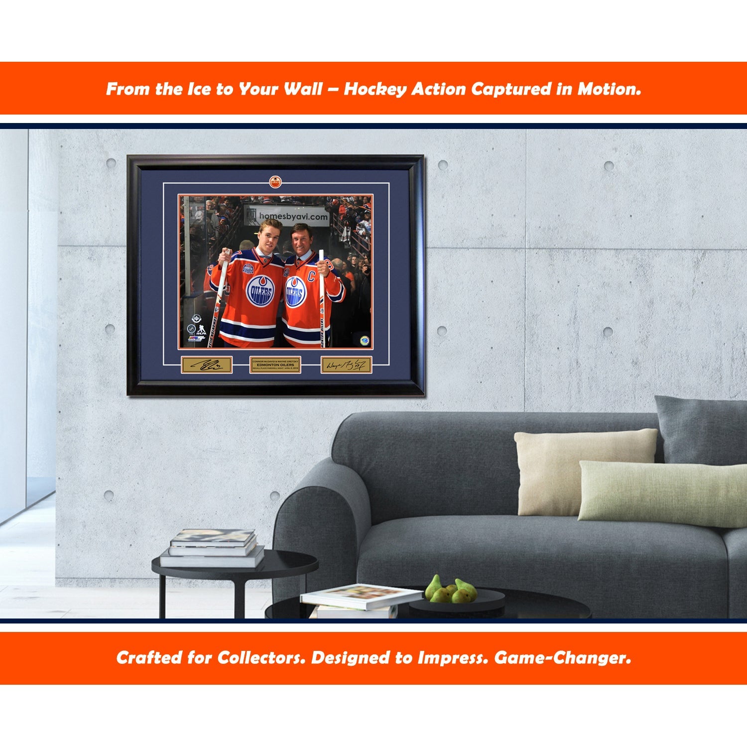 WAYNE GRETZKY AND CONNOR MCDAVID EDMONTON 16