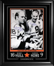 GORDIE HOWE & BOBBY HULL SIGNED 16