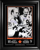 GORDIE HOWE & BOBBY HULL SIGNED 16