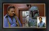 BILLY DEE WILLIAMS SIGNED STAR WARS COLLECTIBLE – LANDO CALRISSIAN & BOBA FETT EMPIRE STRIKES BACK FRAMED PHOTO (38.5