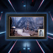 STAR WARS R2-D2 & YODA DAGOBAH AUTOGRAPHED FRAMED DISPLAY – KENNY BAKER SIGNED COLLECTIBLE EMPIRE STRIKES BACK MEMORABILIA (38.5