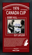 TEAM CANADA 1976 DUAL AUTOGRAPH – BOBBY HULL & GUY LAFLEUR SIGNED 8