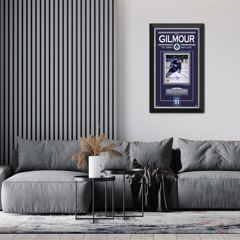 DOUG GILMOUR SIGNED PHOTO – LIMITED EDITION OF 93 – TORONTO MAPLE LEAFS NHL COLLECTIBLE (32