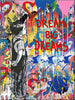 BANKSY DREAM BIG DREAMS – INSPIRATIONAL STREET ART CANVAS (33.5