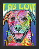LAB LOVE COLORFUL  FRAMED CANVAS WALL ART (33.5