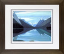LAWREN HARRIS 'MALIGNE LAKE' GROUP OF SEVEN FRAMED ART PRINT (26