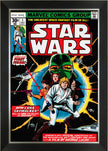MARVEL STAR WARS #1 FIRST ISSUE COMIC COVER REPRODUCTION FRAMED POSTER PRINT WALL ART COLLECTIBLE (33.5