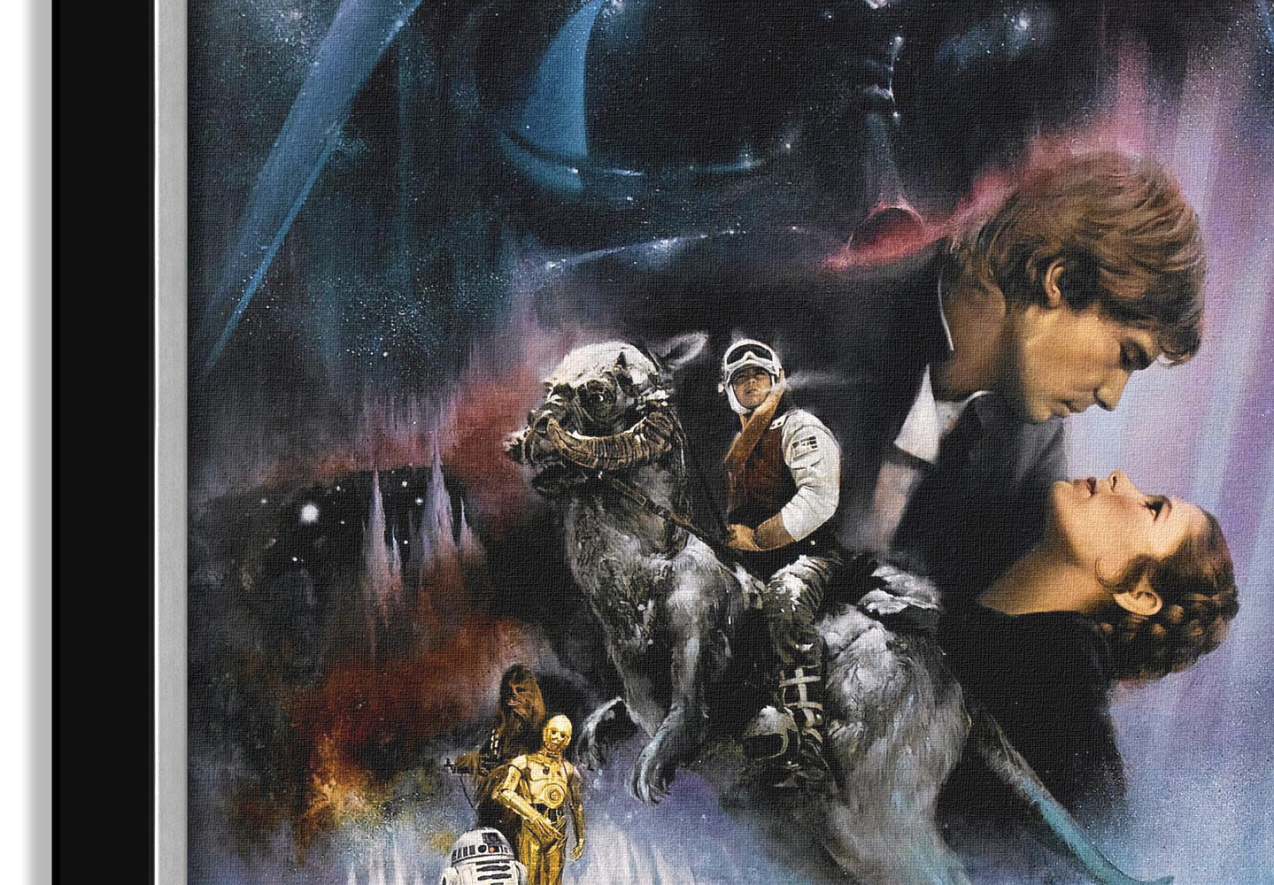 STAR WARS EPISODE V THE EMPIRE STRIKES BACK FRAMED POSTER PRINT WALL ART VINTAGE MOVIE COLLECTIBLE (33.5