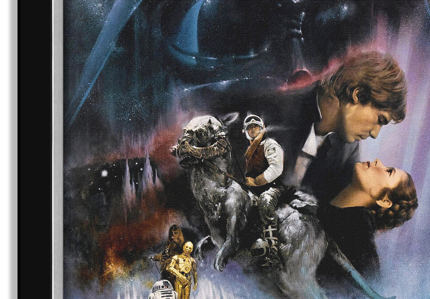 STAR WARS EPISODE V THE EMPIRE STRIKES BACK FRAMED POSTER PRINT WALL ART VINTAGE MOVIE COLLECTIBLE (33.5