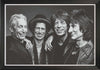 ROLLING STONES BAND PORTRAIT FRAMED ART REPRINT – ICONIC ROCK MUSIC COLLECTIBLE WALL DECOR POSTER DISPLAY (33.5