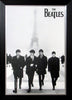 THE BEATLES AT THE EIFFEL TOWER PARIS – VINTAGE MUSIC PHOTOGRAPHY – FRAMED CANVAS WALL ART (33.5