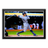 FRAMED CANVAS WALL ART – AARON JUDGE NEW YORK YANKEES #99 HORIZONTAL ACTION SHOT – 33