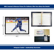 AUSTON MATTHEWS SLAPSHOT TORONTO HOCKEY NHL LICENSED FRAMED CANVAS – MUSEUM QUALITY DISPLAY PRINT FOR LEAFS FANS – SPORTS WALL ART DECOR PIECE – OFFICIAL COLLECTOR GIFT – AUTOGRAPH AUTHENTIC MEMORABILIA (31.5