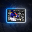 VLADIMIR GUERRERO JR. BAT BREAKING FRAMED CANVAS – TORONTO BLUE JAYS BASEBALL COLLECTIBLE WALL ART – POWER HITTER ACTION SHOT (33.5