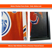 CONNOR MCDAVID AND LEON DRAISAITL EDMONTON FRAMED COLLECTIBLE – CANVAS PRINT WALL ART NHL LICENSED MEMORABILIA DECOR GIFT HOCKEY FAN TRIBUTE DISPLAY (31.5