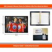 WAYNE GRETZKY CONNOR MCDAVID EDMONTON OILERS NHL LEGENDS MUSEUM-FRAMED CANVAS WALL ART COLLECTIBLE GIFT DISPLAY (31.5