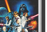 STAR WARS EPISODE IV A NEW HOPE VERTICAL BLASTERS FRAMED POSTER PRINT WALL ART COLLECTIBLE (33.5
