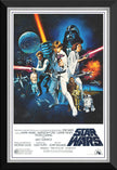STAR WARS EPISODE IV A NEW HOPE VERTICAL BLASTERS FRAMED POSTER PRINT WALL ART COLLECTIBLE (33.5
