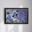 SHOHEI OHTANI FRAMED CANVAS - 50 HR / 50 SB RECORD SEASON - LEGENDARY MLB PERFORMANCE (33.5