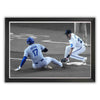SHOHEI OHTANI FRAMED CANVAS - 50TH STOLEN BASE HISTORIC ACHIEVEMENT - LOS ANGELES BASEBALL ICON (33.5