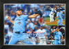 TREY YESAVAGE ROOKIE RECORD SETTING GAME 5 - 2025 WORLD SERIES VS L.A. DODGERS – TORONTO BLUE JAYS BASEBALL FRAMED CANVAS WALL ART - 33.5