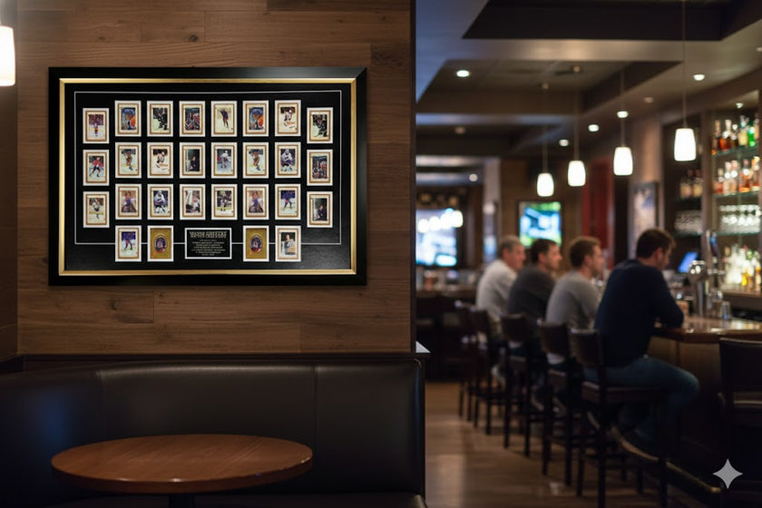 WAYNE GRETZKY THE GREAT ONE CARD DECK DISPLAY – FRAMED HOCKEY CARDS TRIBUTE (31