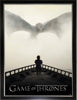 GAME OF THRONES DRAGON POSTER – MUSEUM FRAMED FANTASY ART – PREMIUM WALL DISPLAY (37X25.5)