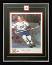 JEAN BELIVEAU SIGNED FRAMED LITHOGRAPH – LIMITED EDITION #2 OF 4 – CANADIENS COLLECTIBLE DISPLAY (24