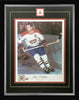 JEAN BELIVEAU SIGNED FRAMED LITHOGRAPH – LIMITED EDITION #2 OF 4 – CANADIENS COLLECTIBLE DISPLAY (24