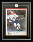 JEAN BELIVEAU AUTOGRAPHED LITHOGRAPH – RARE LTD. ED. #3 OF 4 – FRAMED CANADIENS NHL ART (24