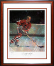 BOBBY HULL AUTOGRAPHED FRAMED LITHOGRAPH – LIMITED EDITION 7 OF 909 – CHICAGO BLACKHAWKS NHL COLLECTIBLE (27